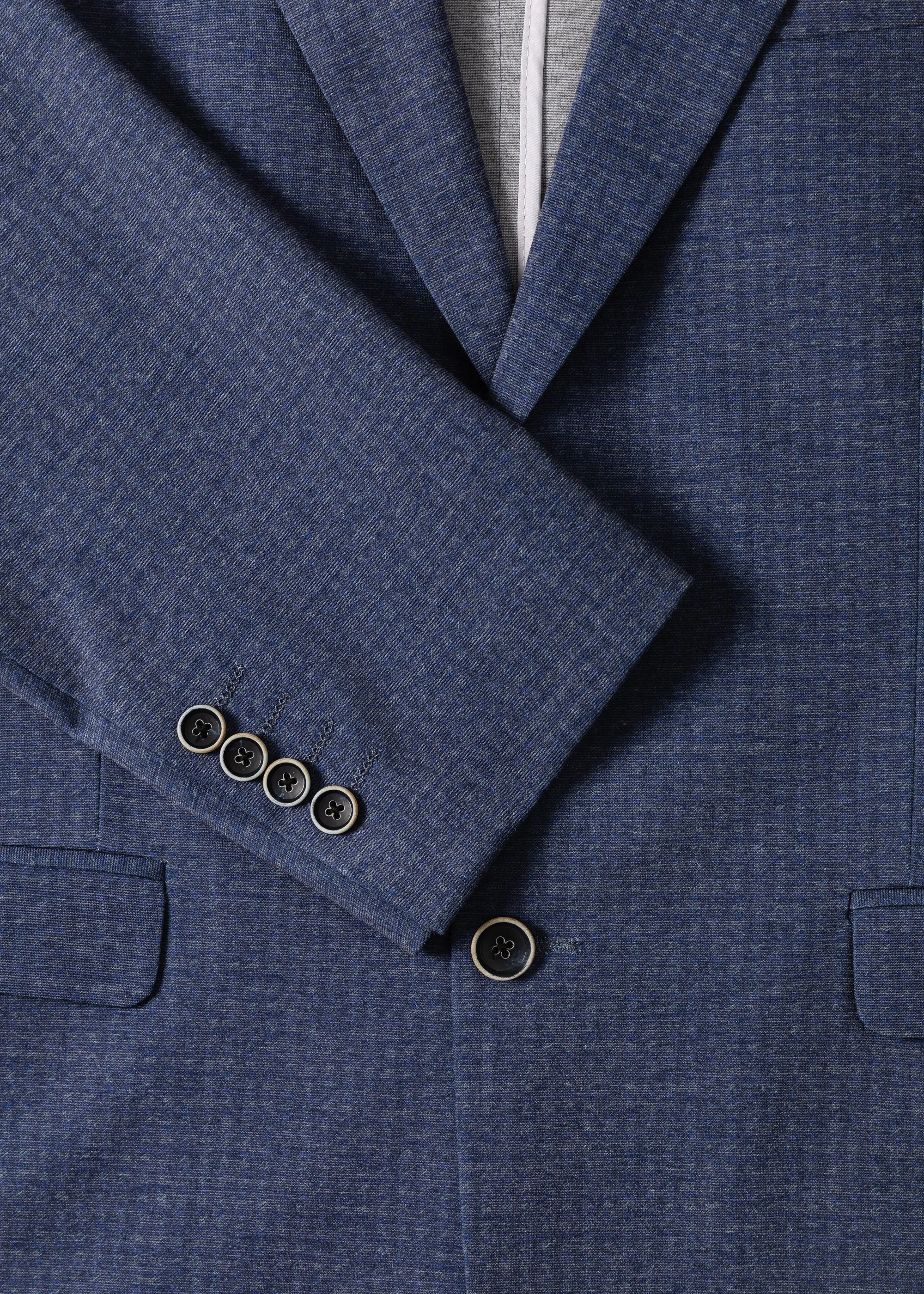 1 Like No Other Tonal Gingham Navy Check Blazer