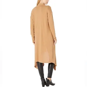 1.STATE Long Sleeve Drape Front Maxi Cardigan