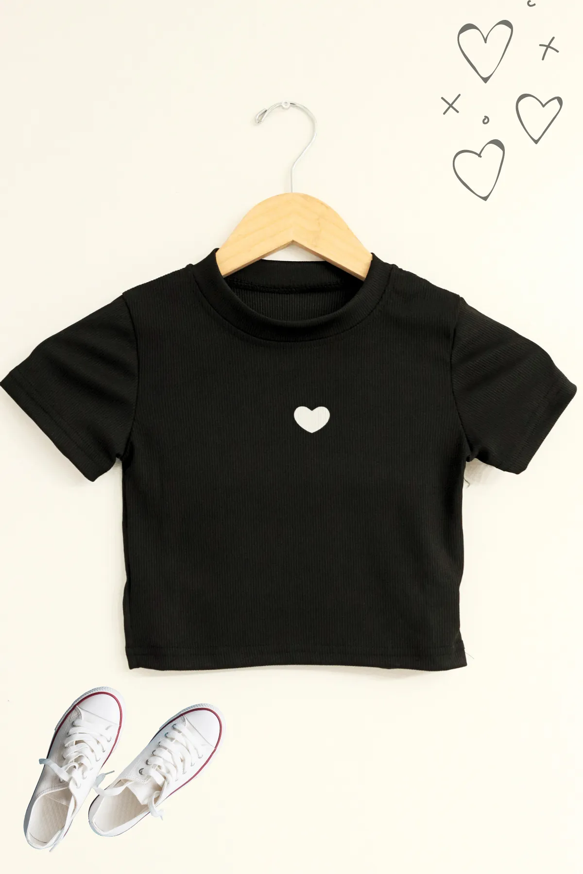 ACE OF HEARTS TOP | KIDS SIZE 2T - 4T
