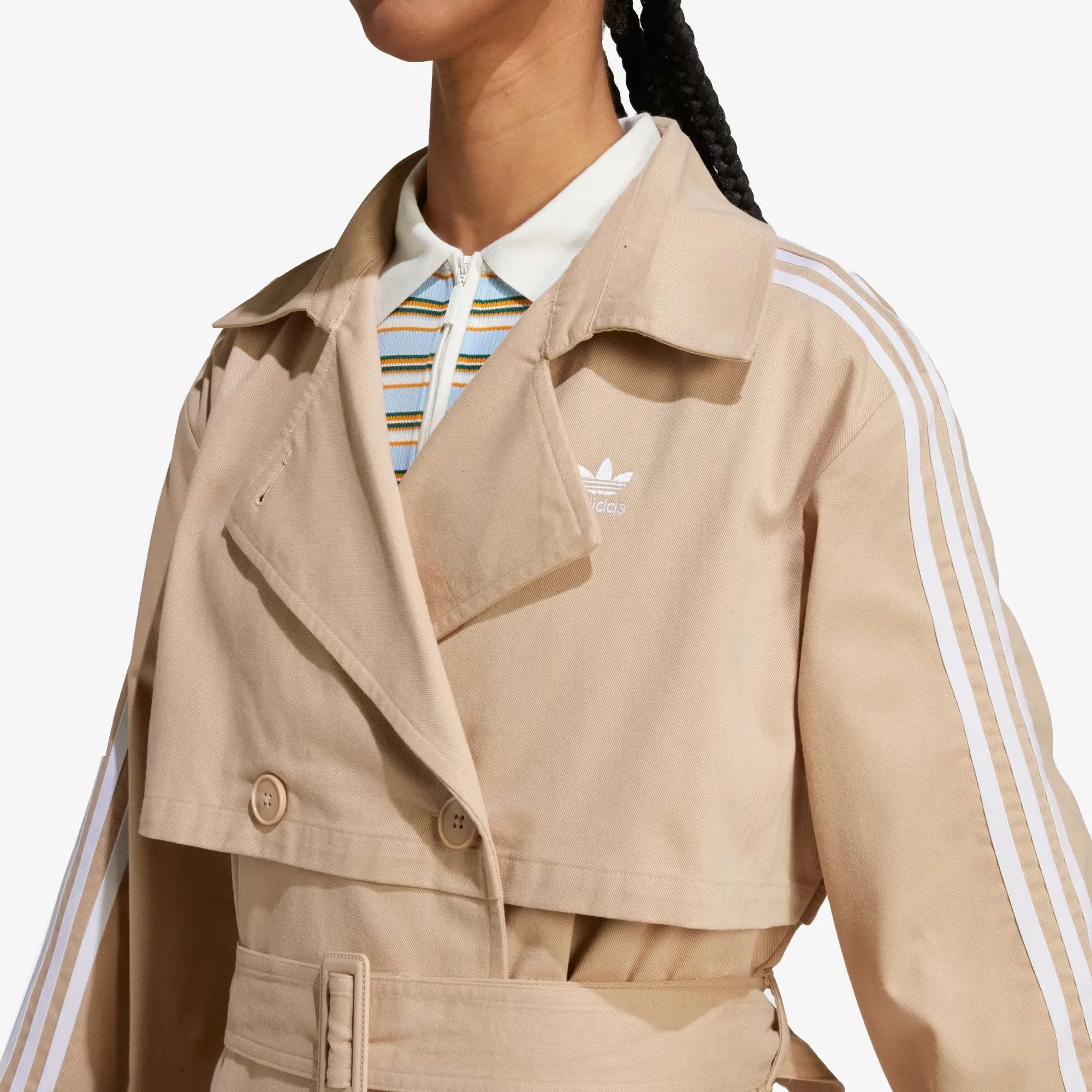 ADIDAS ORIGINALS | ADICOLOR TRENCH COAT TWILL { MAGIC BEIGE