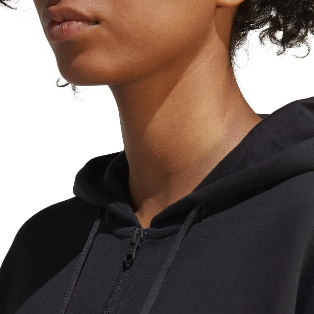 Adidas Womens Future Icons 3-Stripe Full Zip Sweatshirt