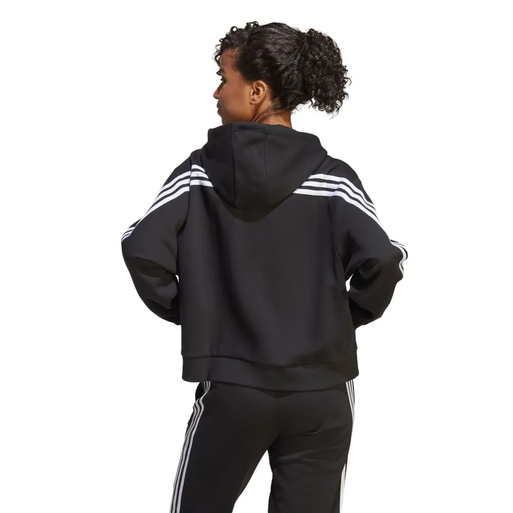 Adidas Womens Future Icons 3-Stripe Full Zip Sweatshirt