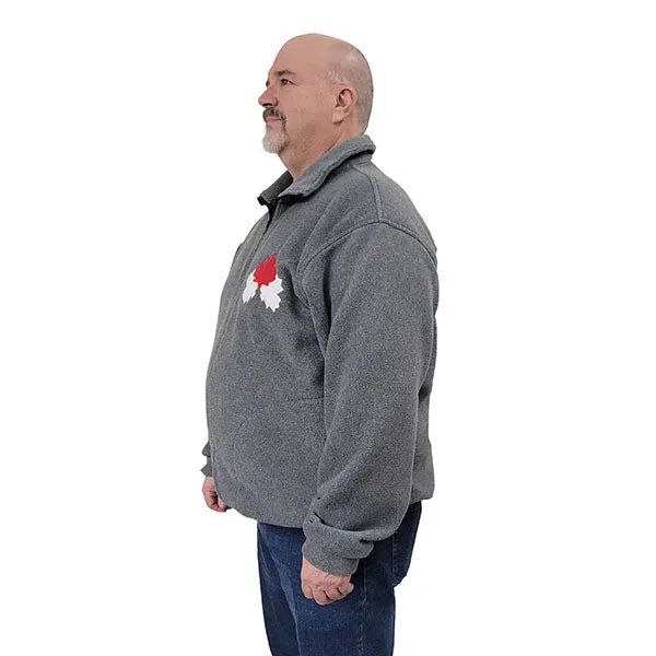 ADULT CANADA BOMBER JACKET CHARCOAL GREY MIX