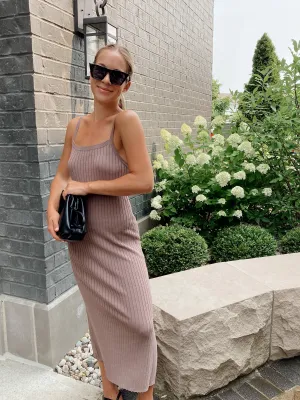 Alma Ribbed Knit Dress