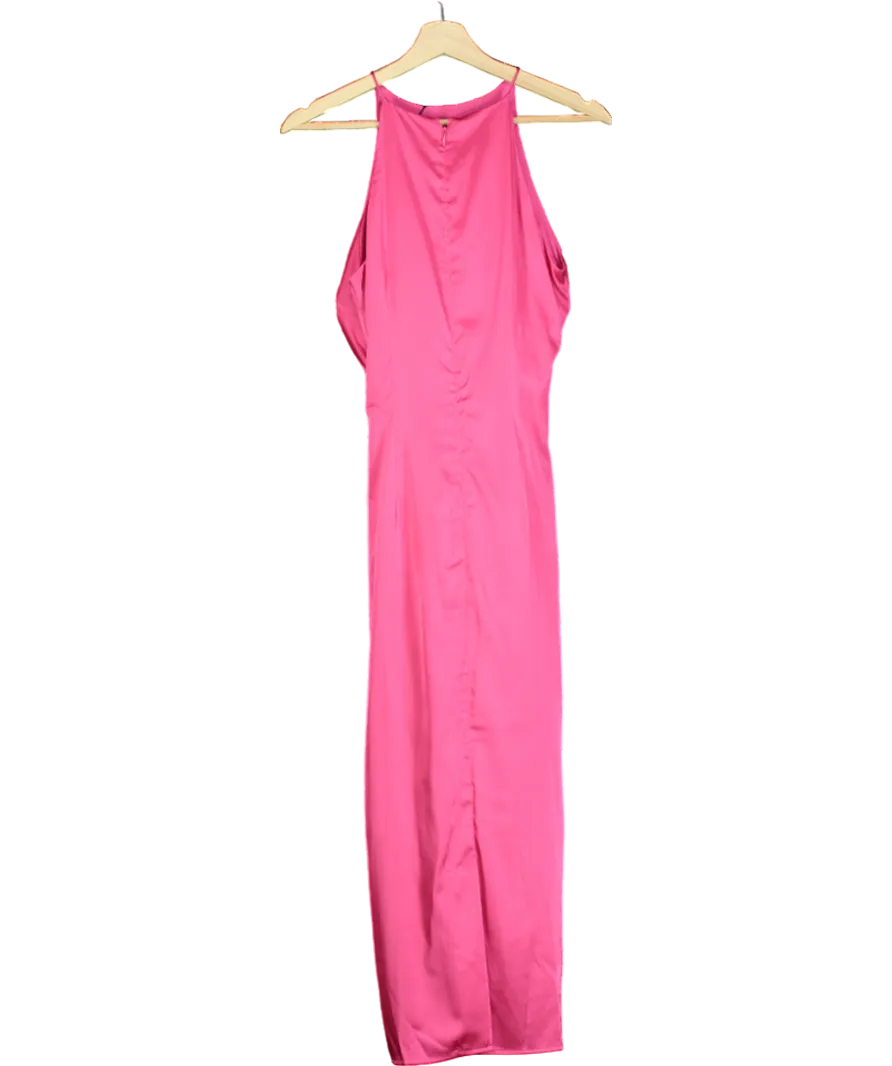 Andrea Iyamah Pink Reli Midi Dress UK 6