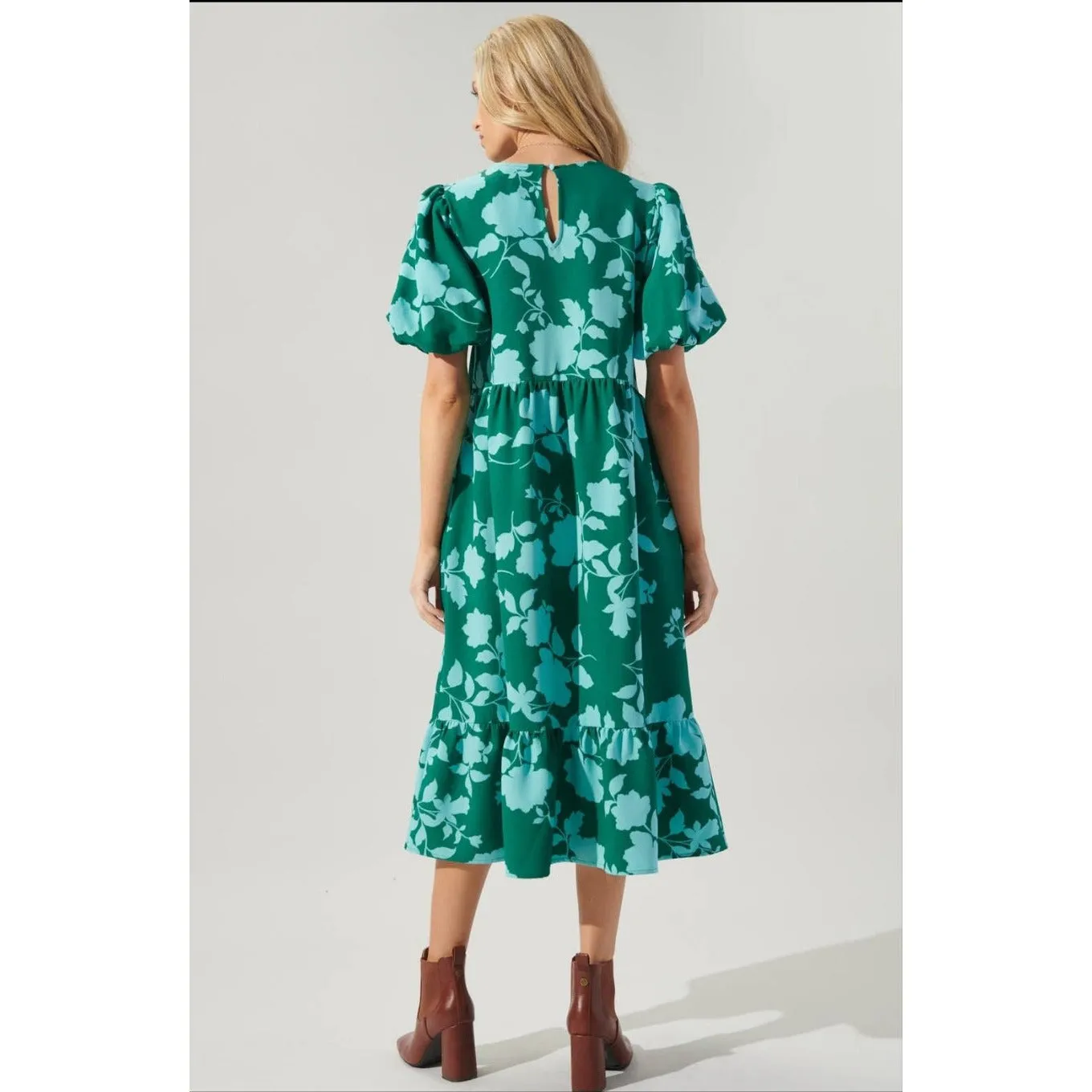 Aruba Floral Midi Dress
