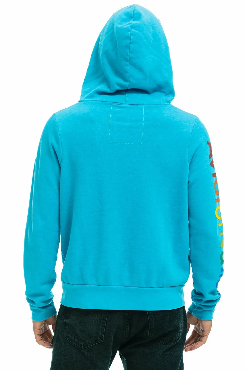 AVIATOR NATION MIAMI HOODIE - NEON BLUE
