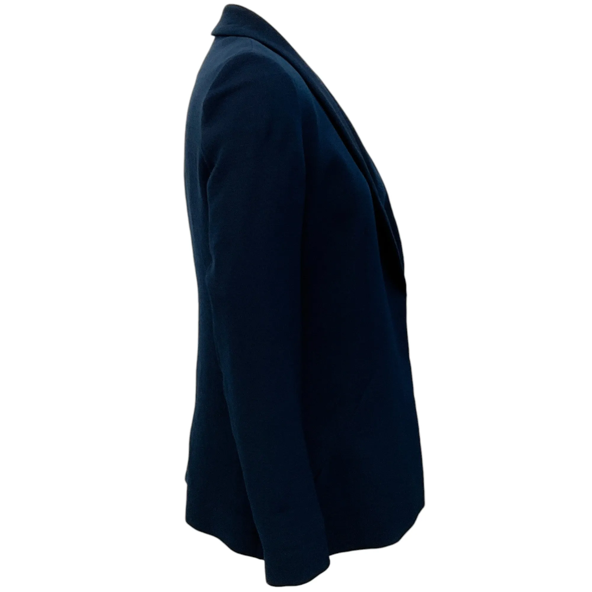 BA&SH Navy Blue Crepe Blazer