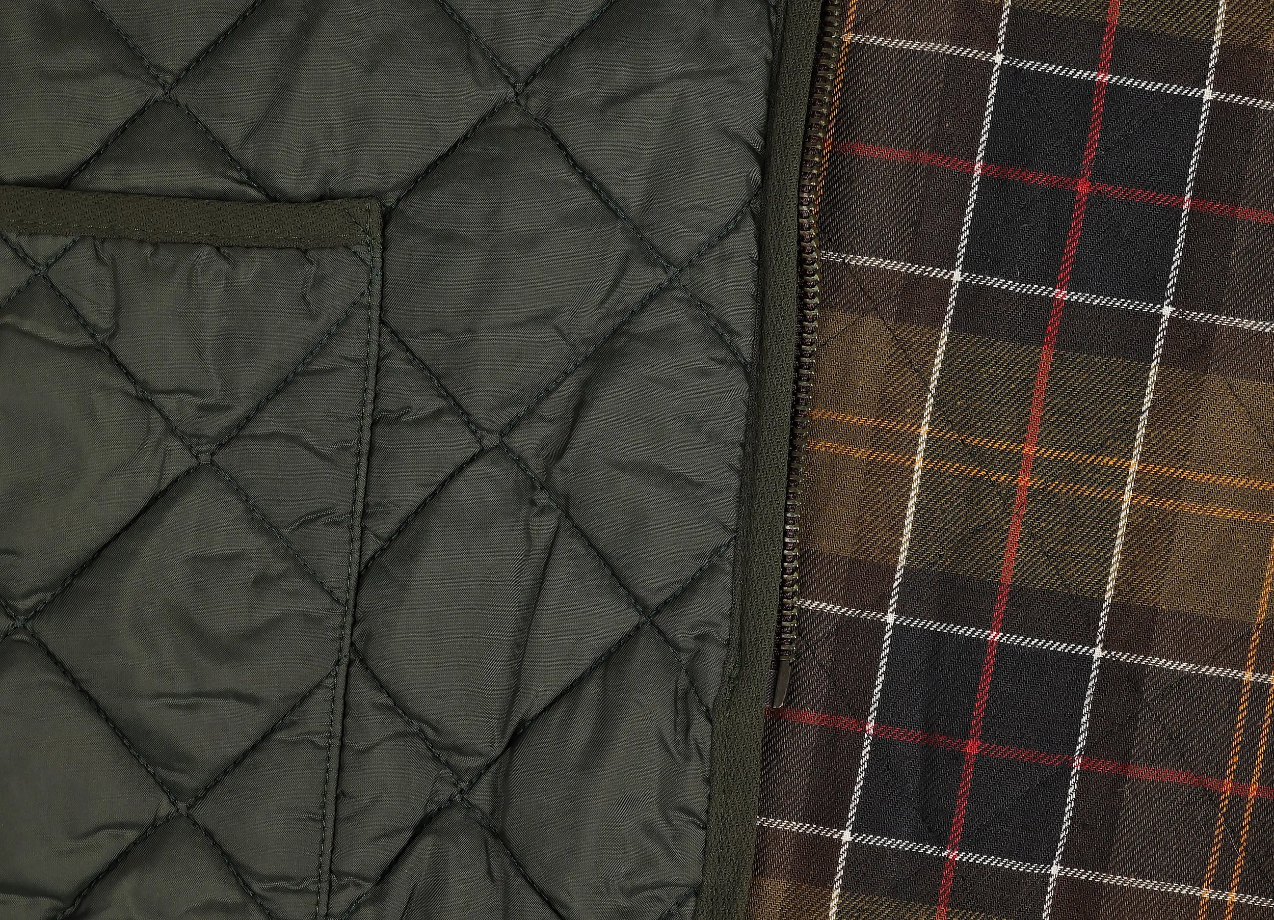 Barbour Classic Bedale Lined Wax Jacket Coat - Green - L