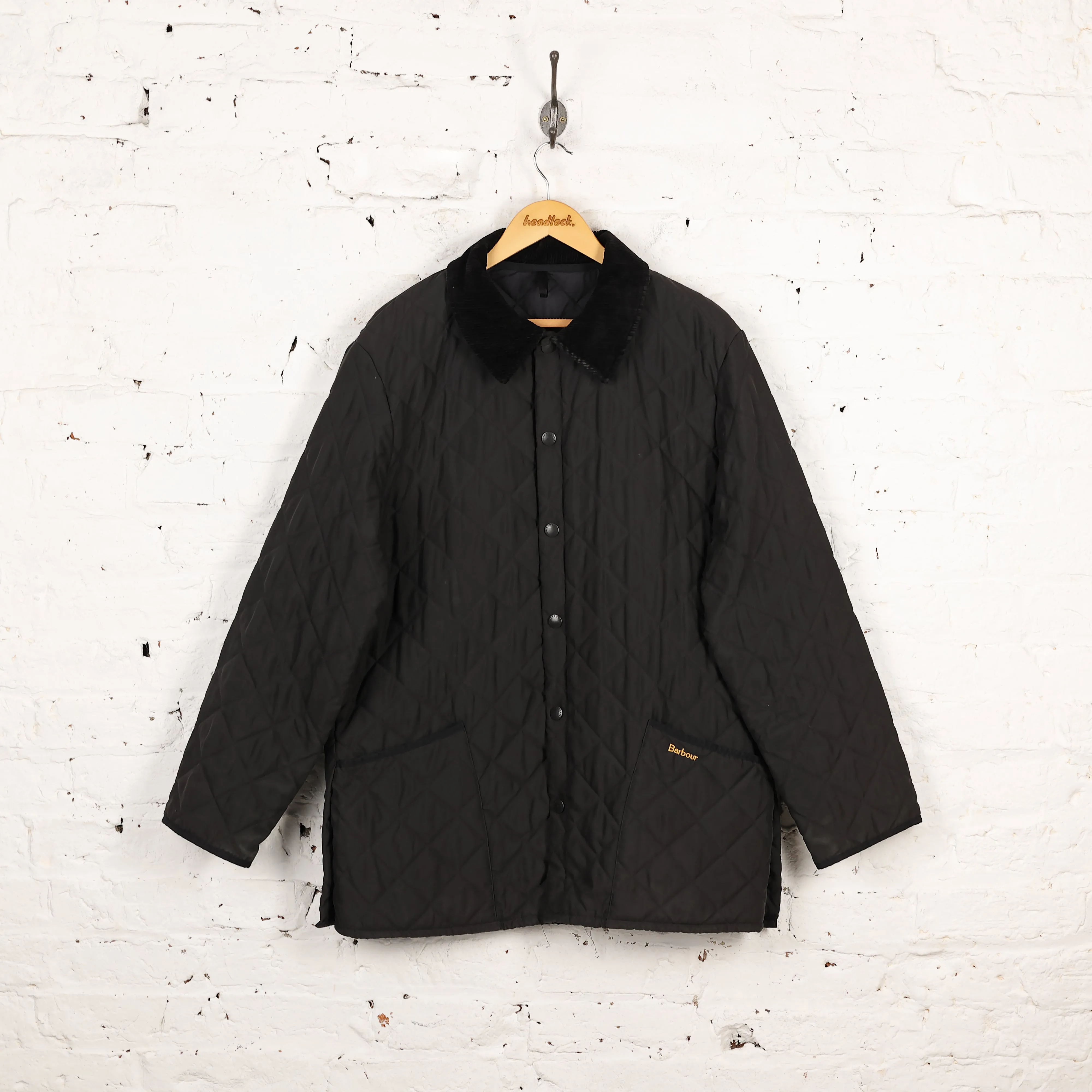 Barbour Eskdale Quilted Jacket - Black - L