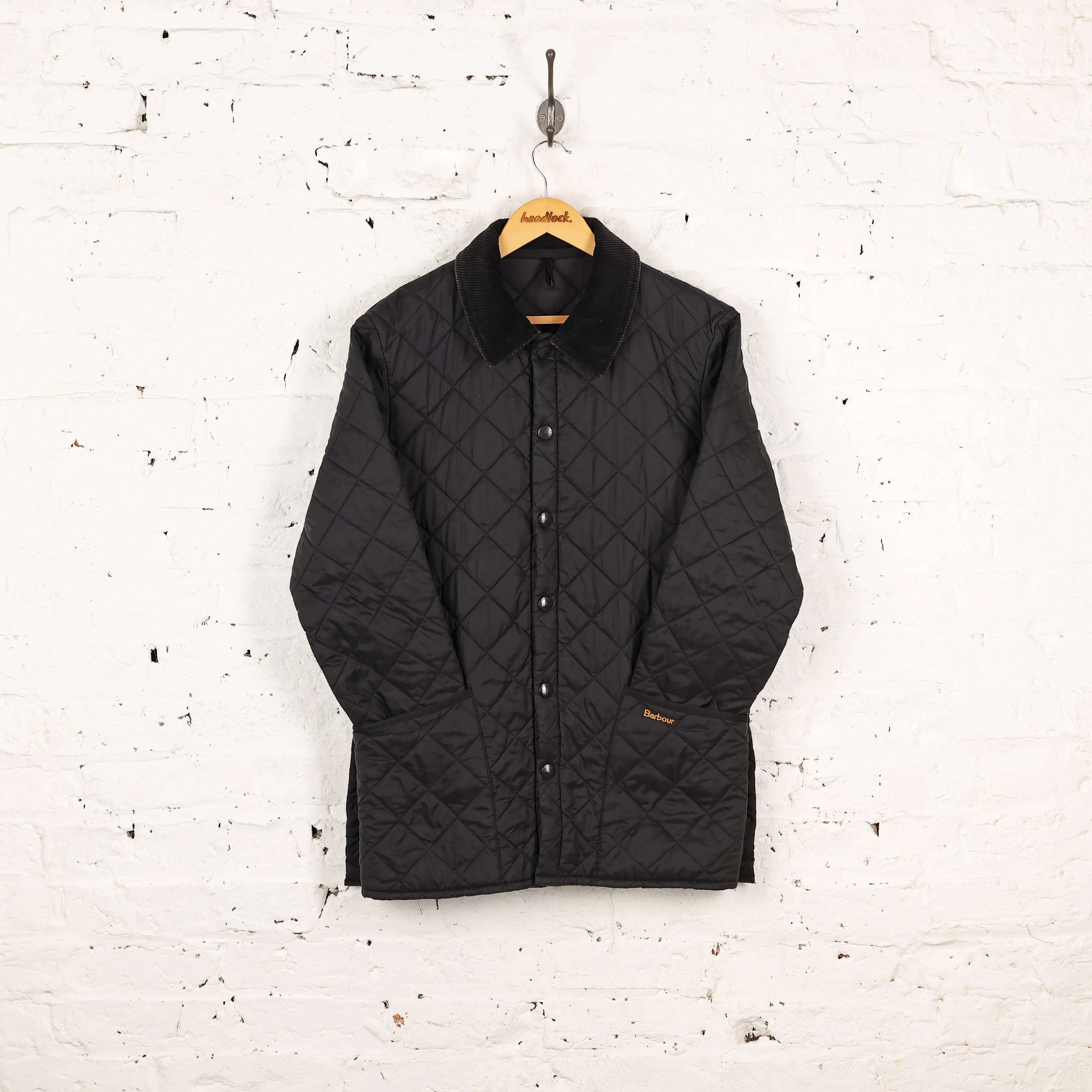 Barbour Liddlesdale Quilted Jacket - Black - M