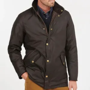 BARBOUR PRESTBURY WAX JACKET - RUSTIC