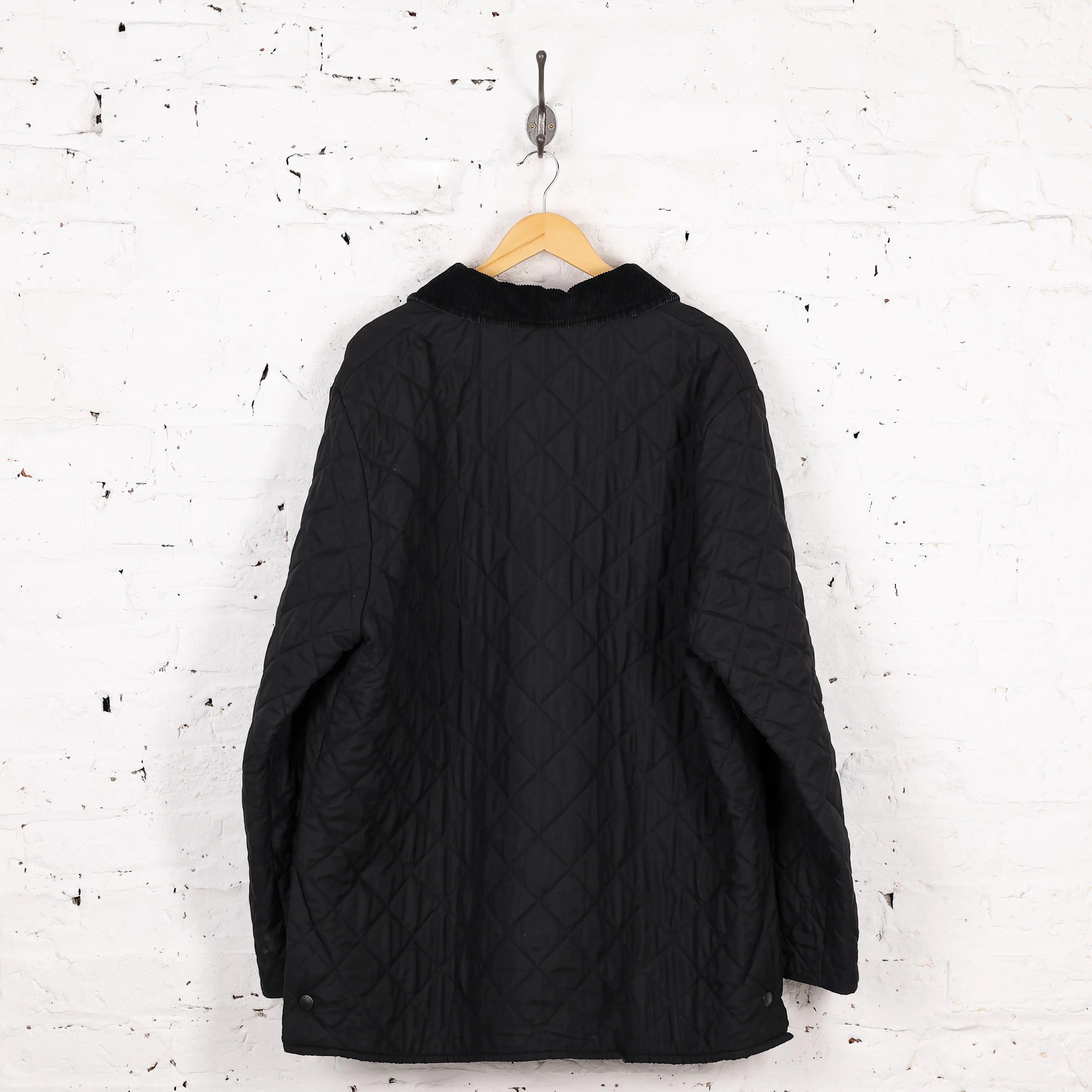 Barbour Quilted Eskdale Jacket - Black - XXL