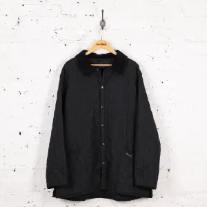 Barbour Quilted Eskdale Jacket - Black - XXL