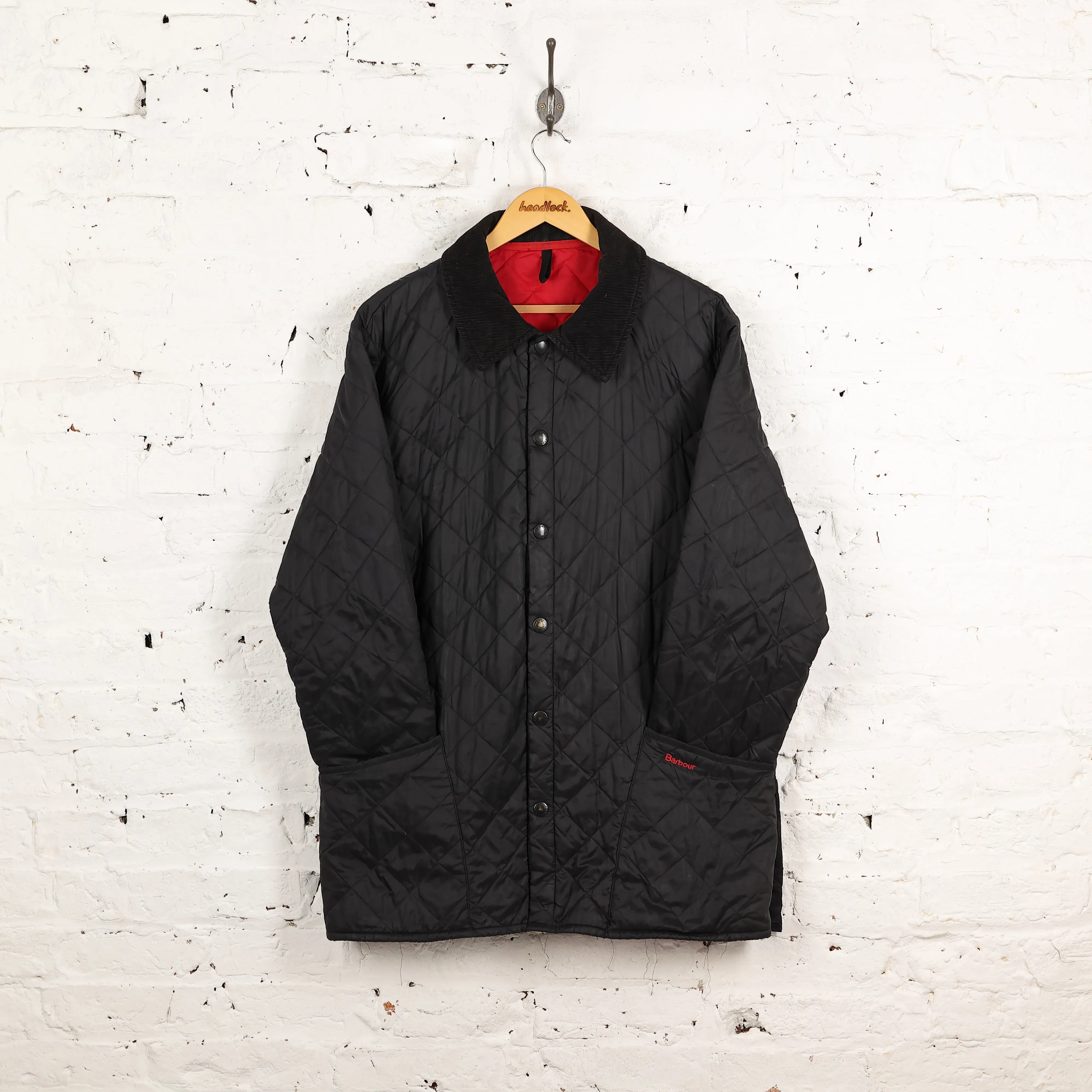 Barbour Quilted Jacket - Black - L