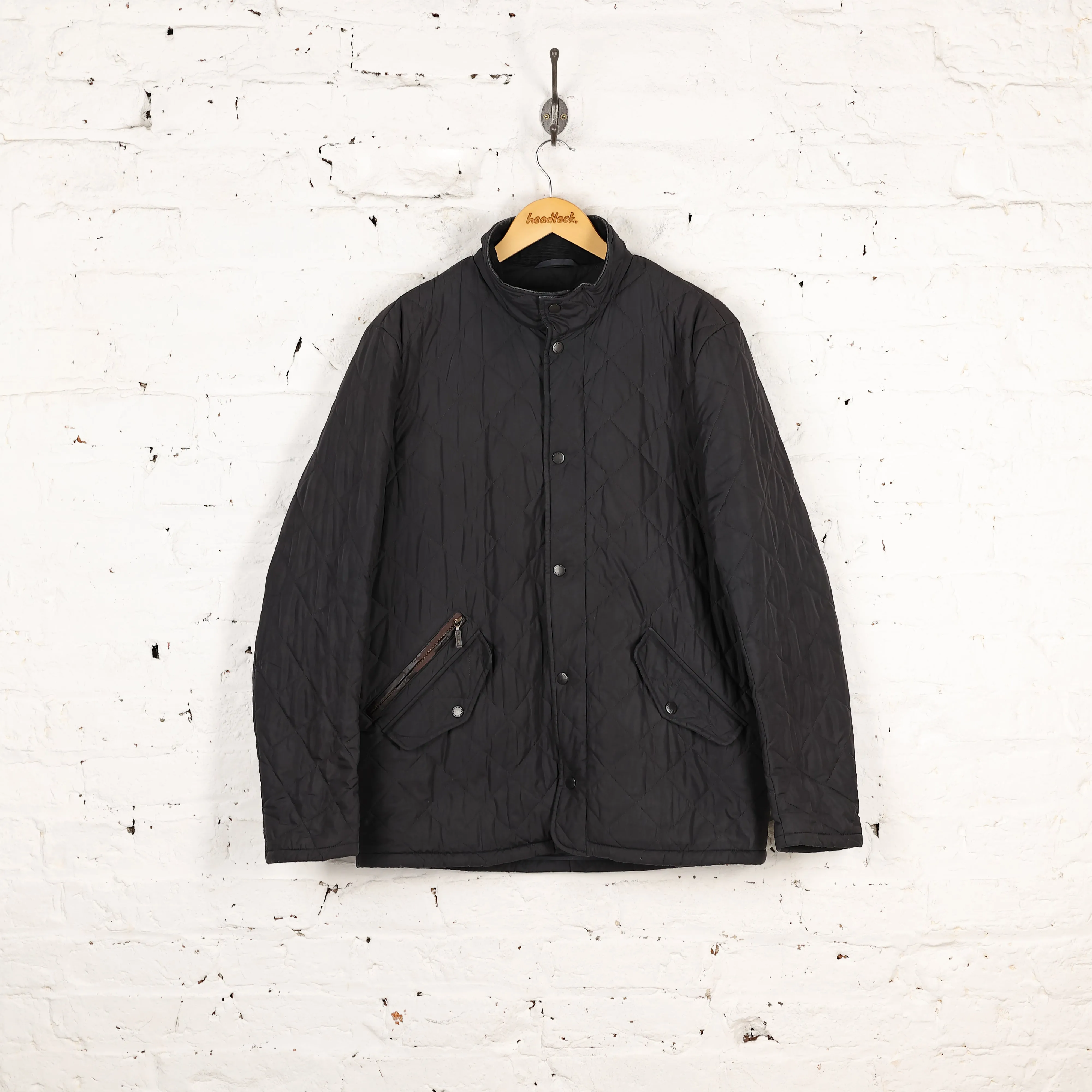 Barbour Quilted Jacket - Blue - M