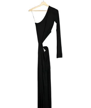 bayse Devin Midi Dress - Black UK XS