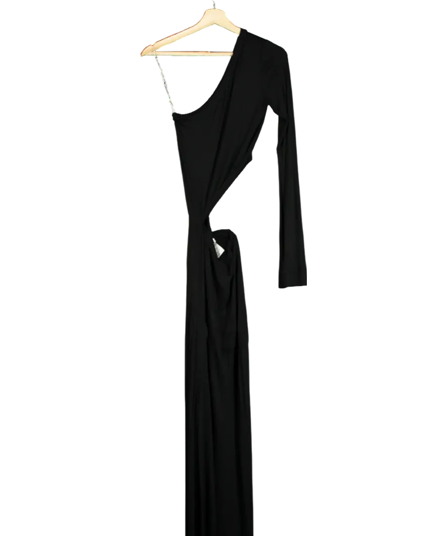 bayse Devin Midi Dress - Black UK XS