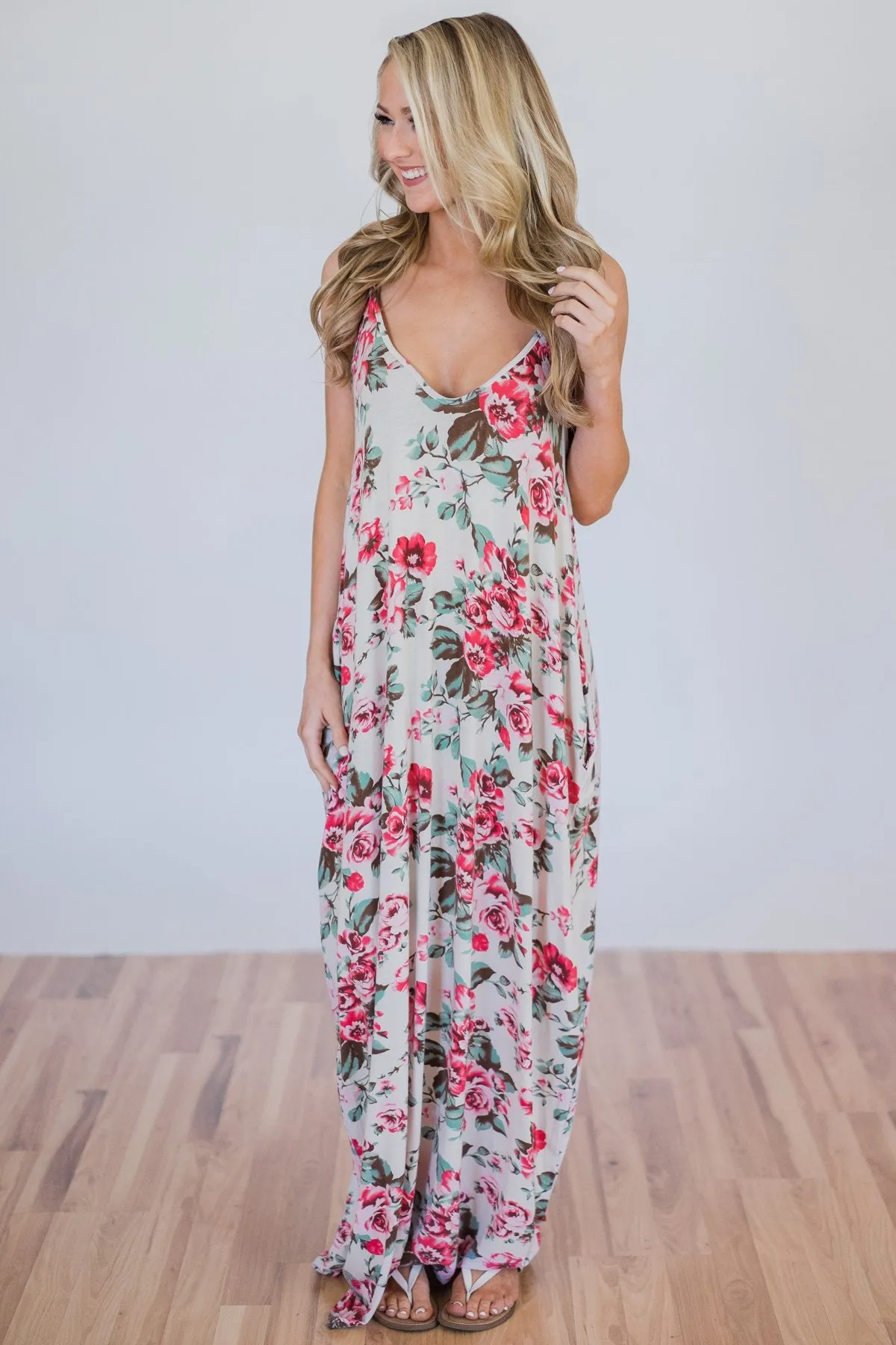 Beach Breeze Maxi Dress- Ivory