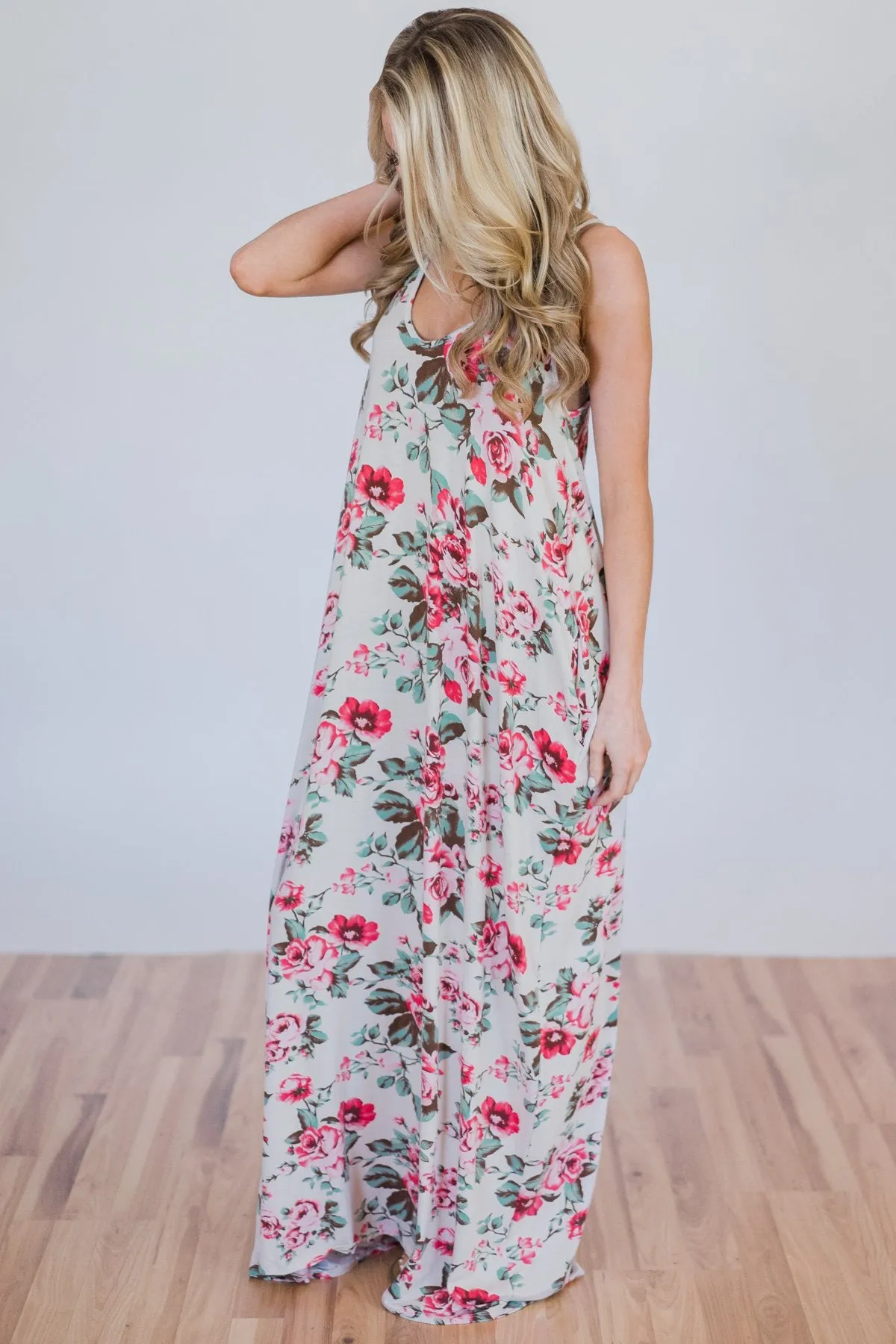 Beach Breeze Maxi Dress- Ivory