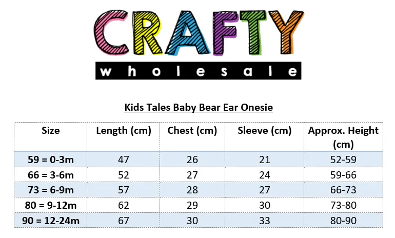 Bear Ear Baby Onesie - Violet