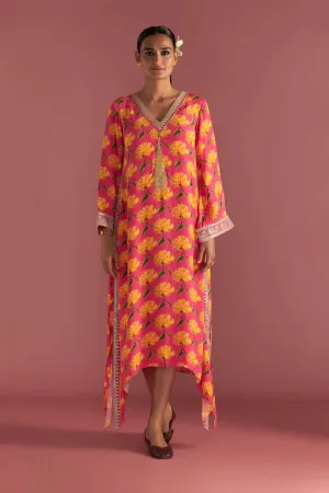 Berry Pink Mist Kaftan