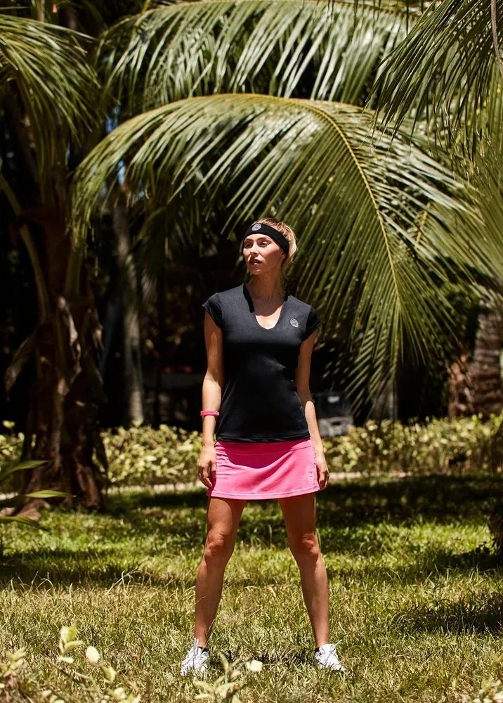 Bidi Badu Bella 2.0 Tennis V-Neck - Black