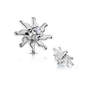 Blazing Sun Sparkle Dermal Anchor Top
