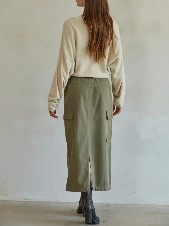 Boat Neck Sweater - Cream FINAL SALE