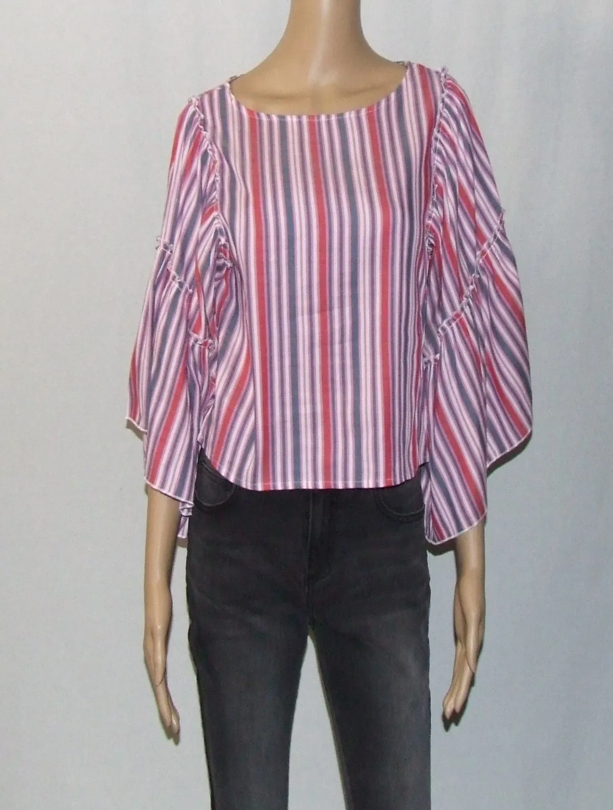 Boatneck Stripe Top
