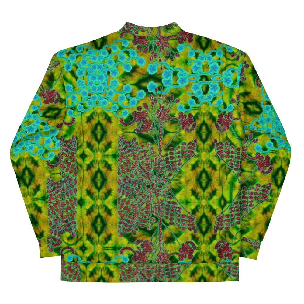 Bomber Jacket (Unisex)(WindSong Flower) RJSTH@Fabric#10 RJSTHW2022 RJS