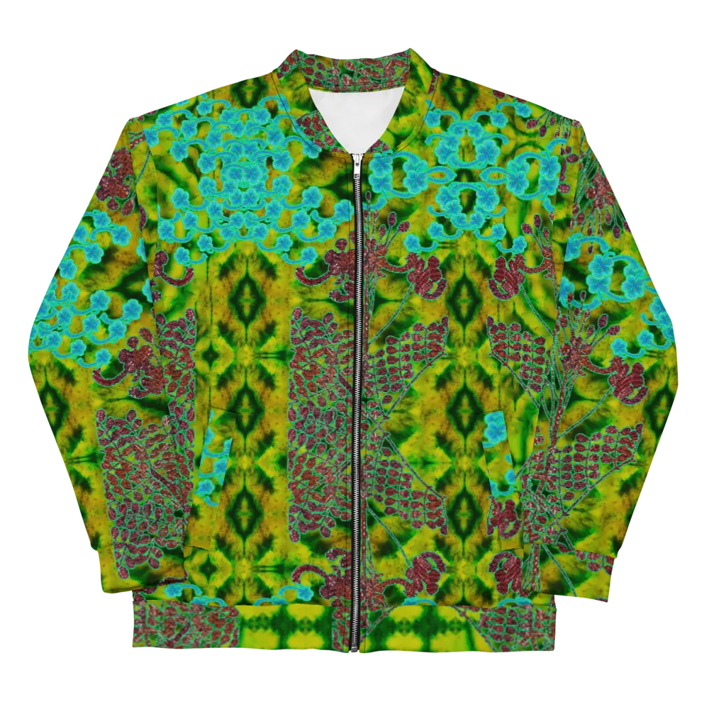 Bomber Jacket (Unisex)(WindSong Flower) RJSTH@Fabric#10 RJSTHW2022 RJS