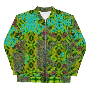 Bomber Jacket (Unisex)(WindSong Flower) RJSTH@Fabric#10 RJSTHW2022 RJS