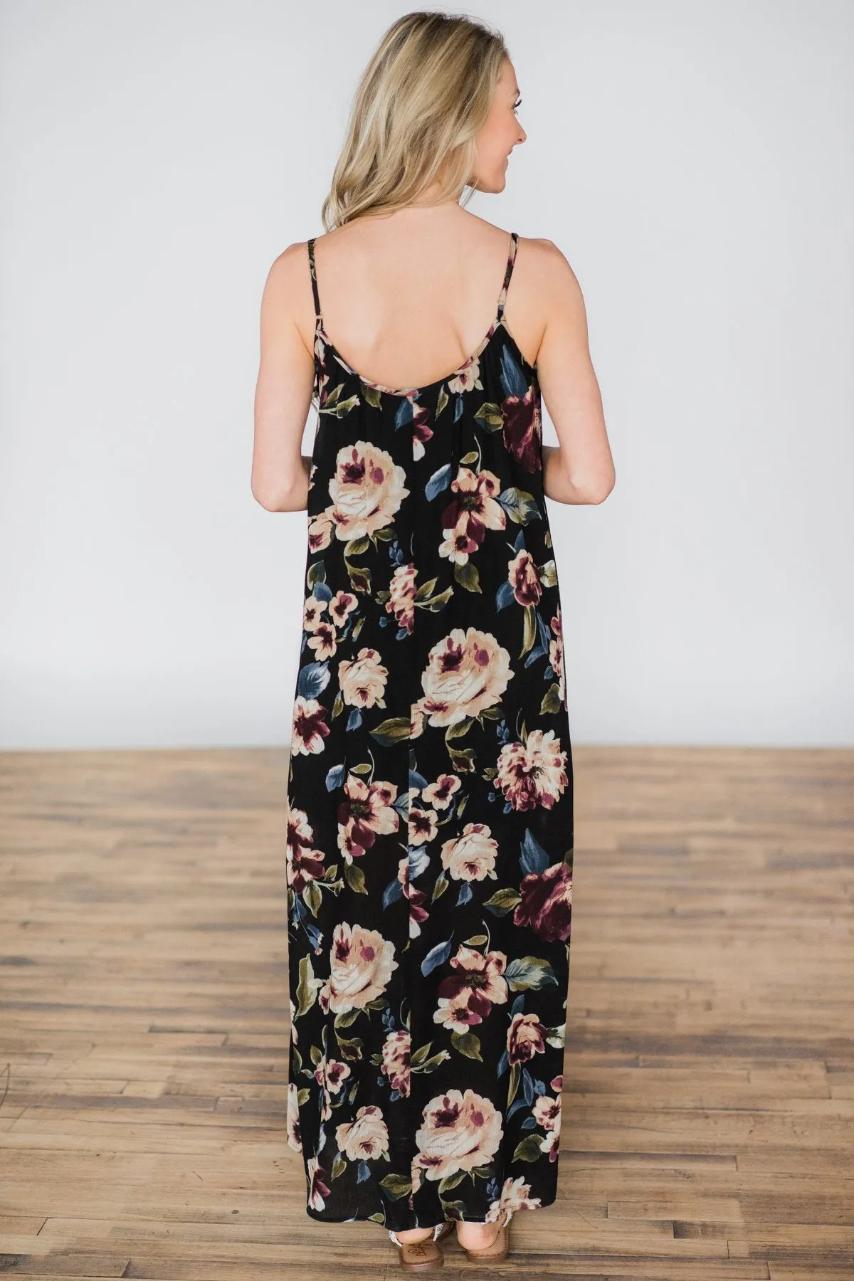 Born to Love You Floral Maxi Dress