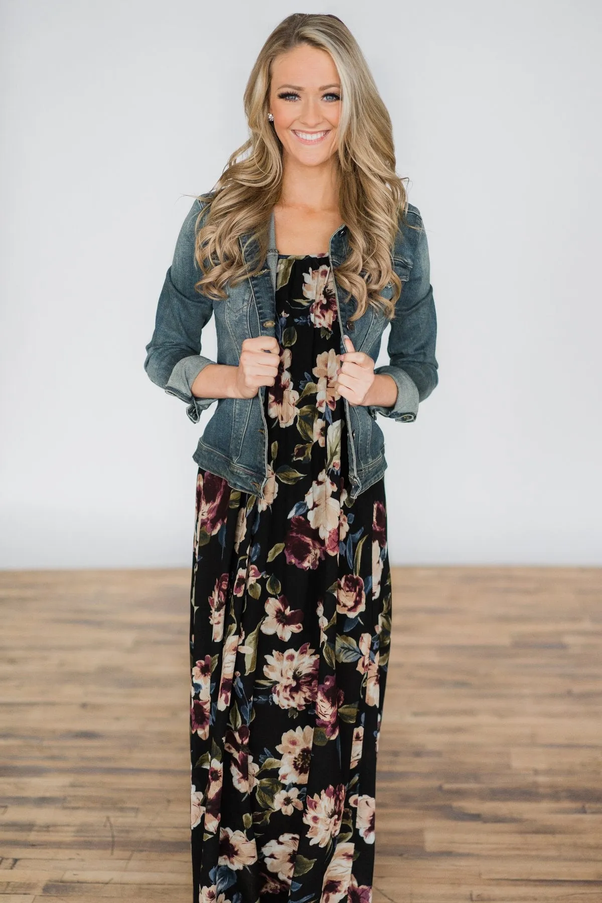 Born to Love You Floral Maxi Dress
