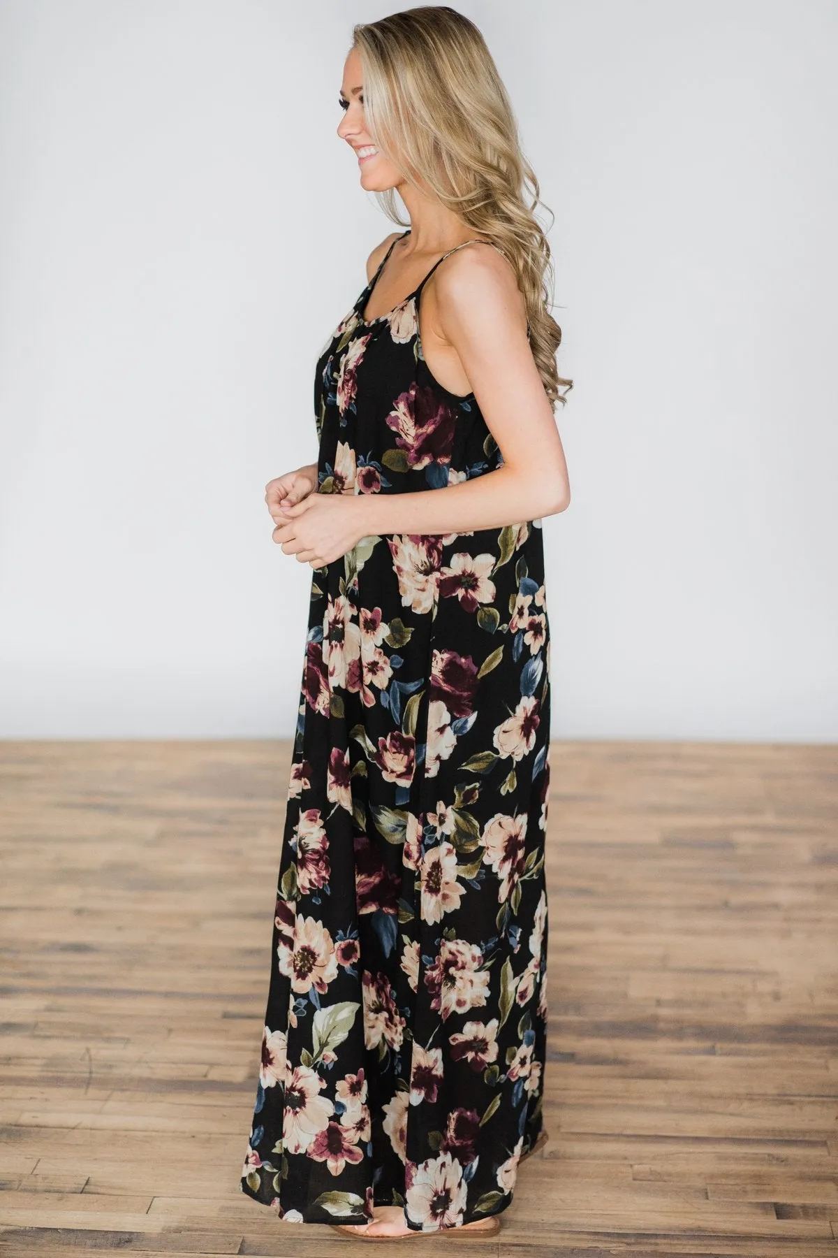 Born to Love You Floral Maxi Dress