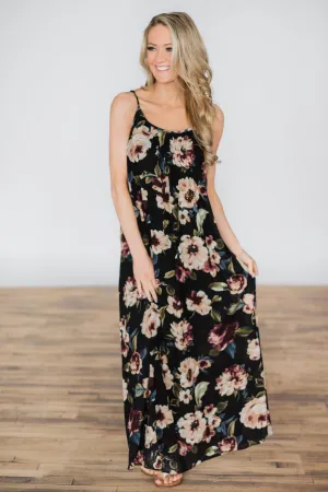 Born to Love You Floral Maxi Dress