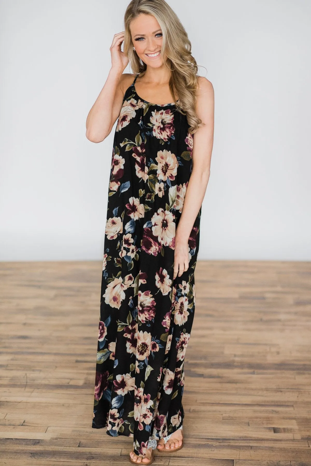 Born to Love You Floral Maxi Dress