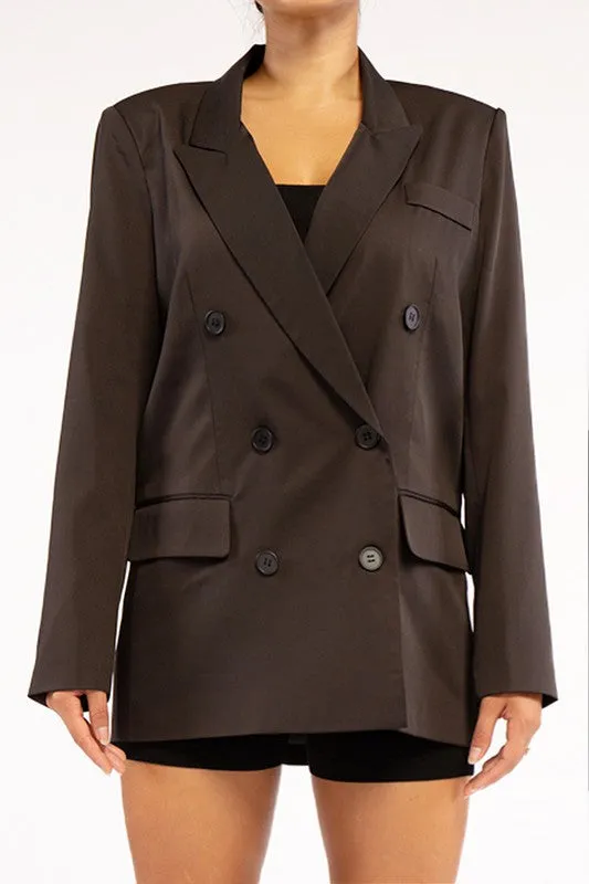 Boss Lady Oversized Blazer Jacket
