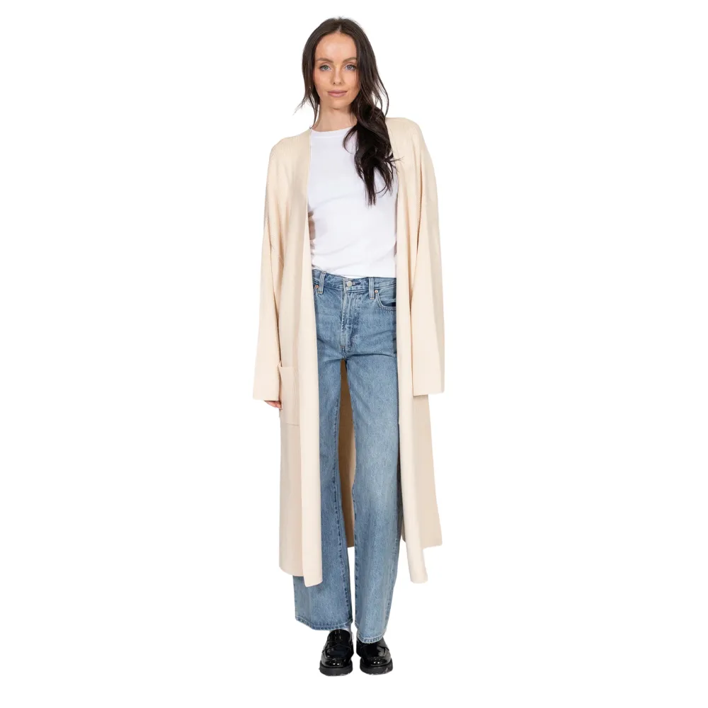 Brunette The Matilda Rib Knit Cardigan