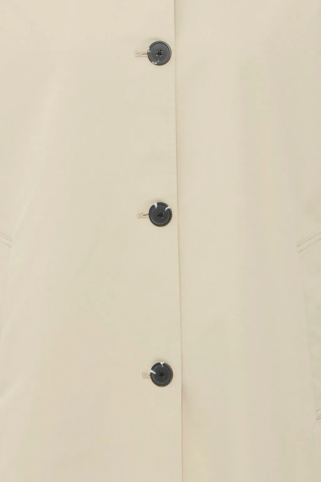 b.young Amona Long Coat Humus