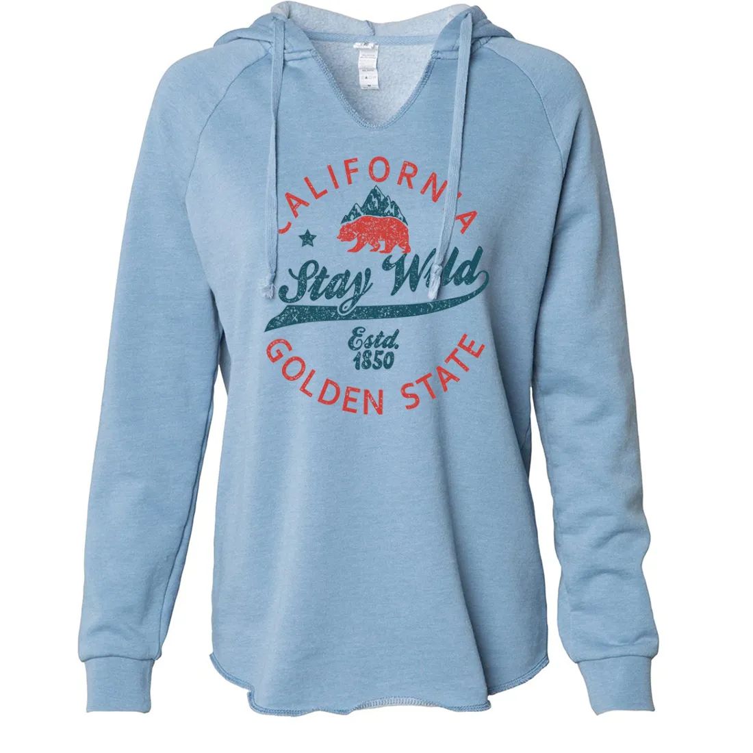 California Stay Wild Women's Soft Hooded Pullover