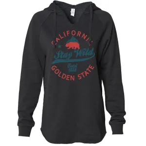 California Stay Wild Women's Soft Hooded Pullover