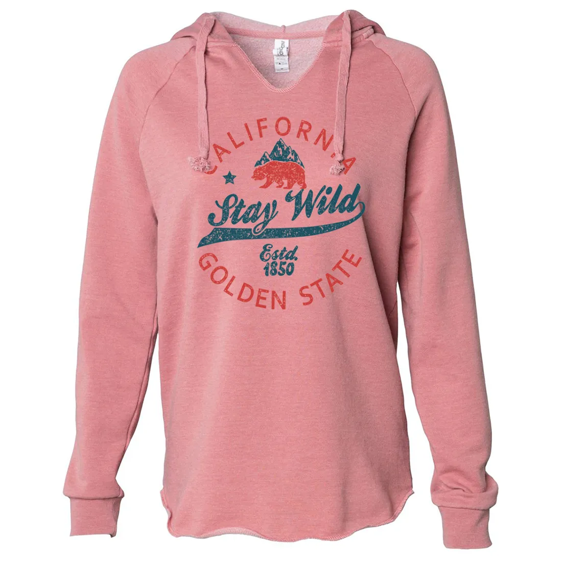 California Stay Wild Women's Soft Hooded Pullover