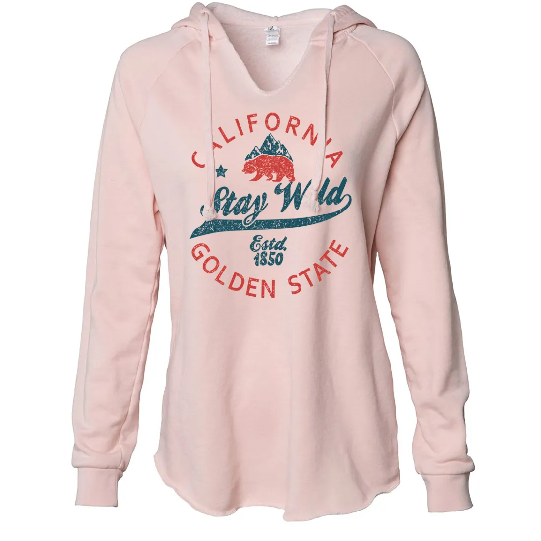 California Stay Wild Women's Soft Hooded Pullover