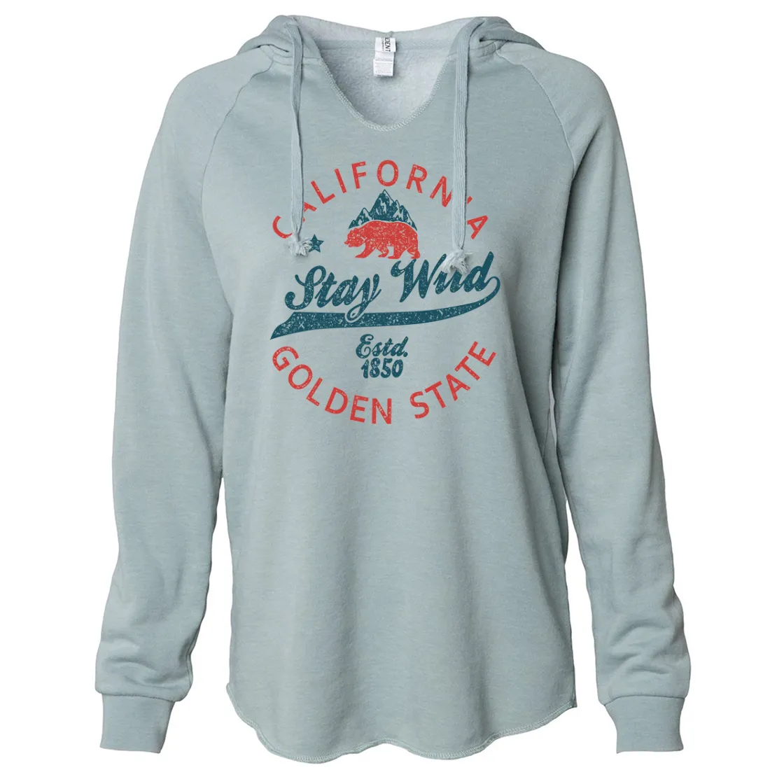 California Stay Wild Women's Soft Hooded Pullover