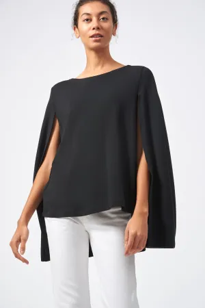 Cape Sweatshirt - Black