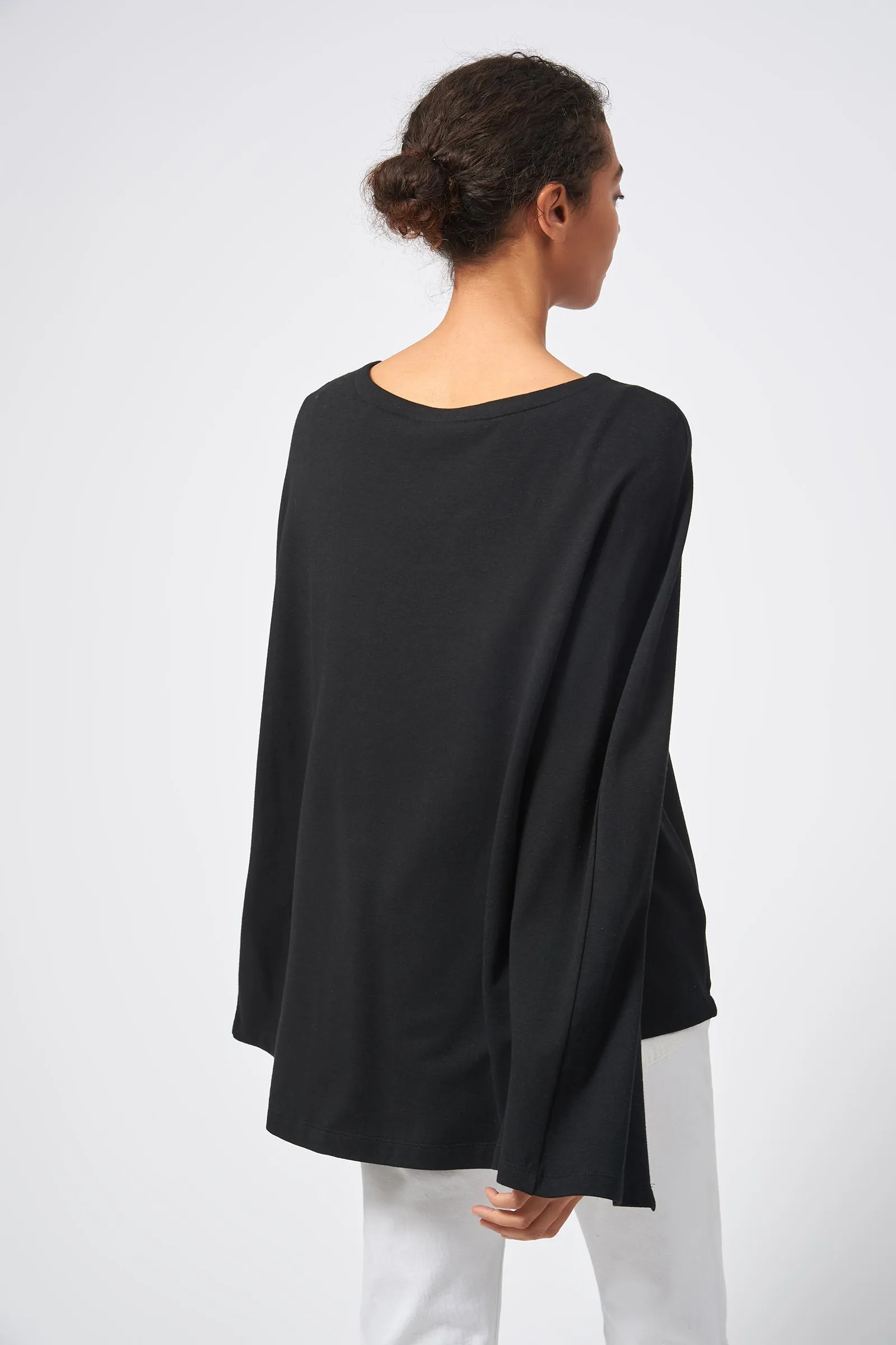 Cape Sweatshirt - Black