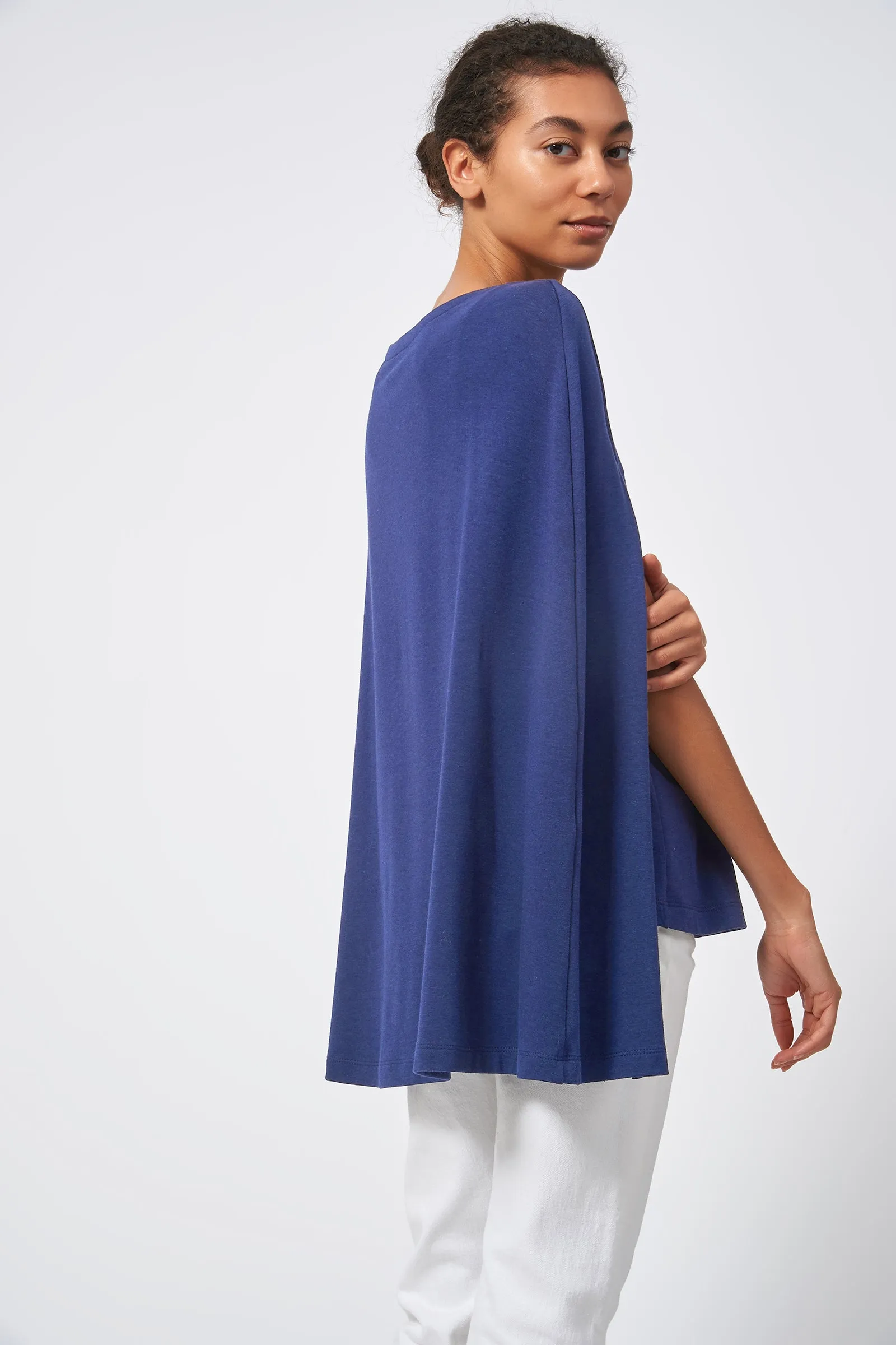 Cape Sweatshirt - Blue