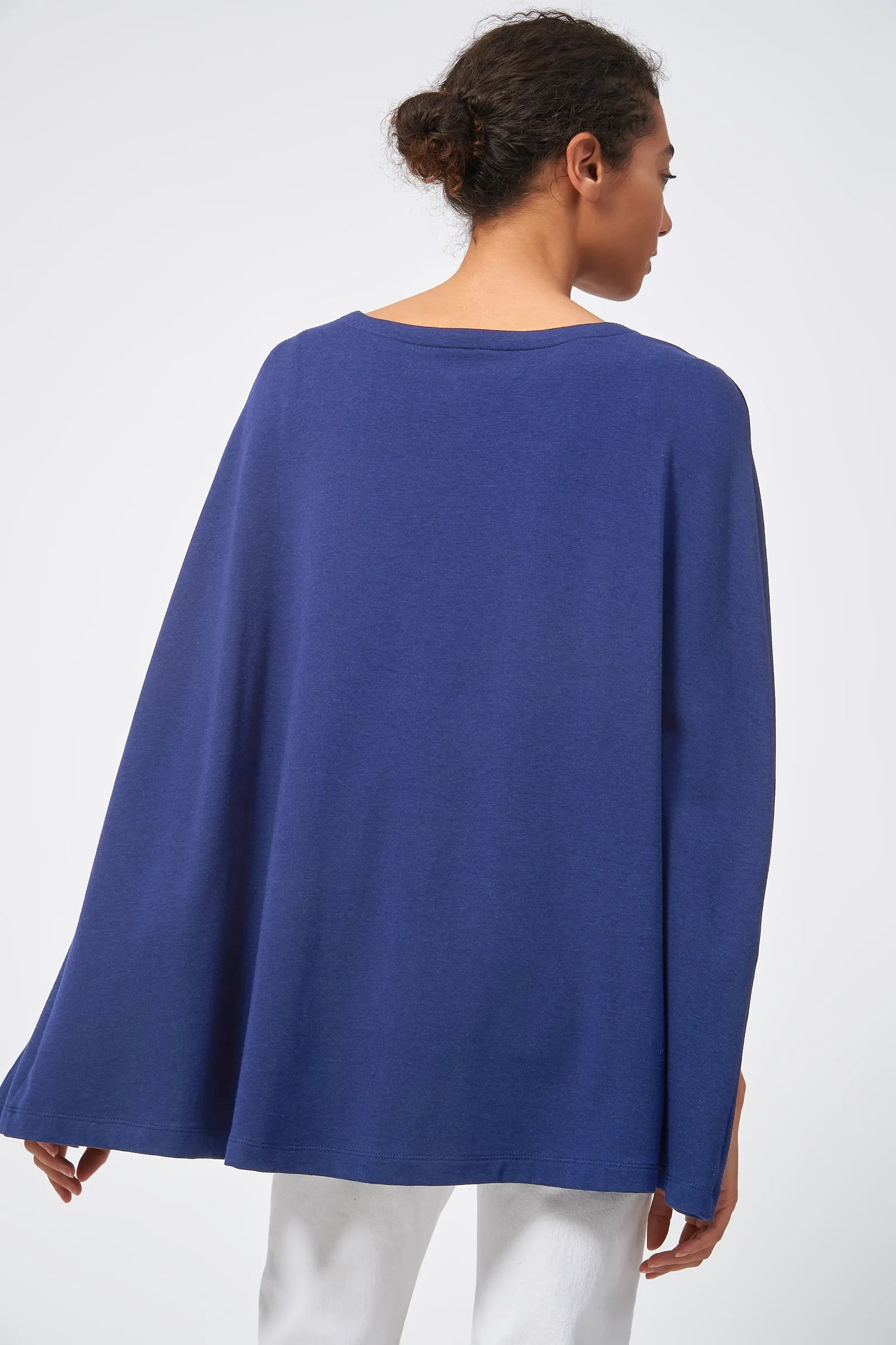 Cape Sweatshirt - Blue